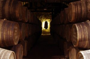 Aging Room at Sandeman Port in Vila Nova de Gaia