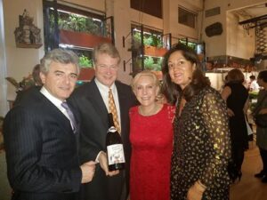 With Franck and Anne Duboeuf at Bouley Botanical