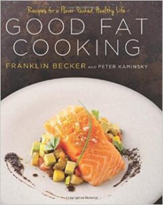 This book has a recipe for the best salmon dish ever! See photo on the cover.
