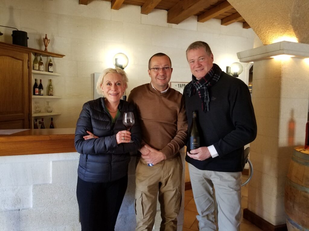 With Richard Maby, Domaine Maby