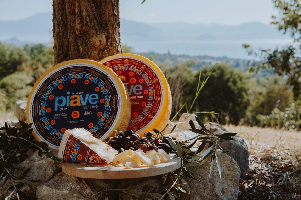 DOP Piave cheeses are aged from 2 to 12 months, and even longer