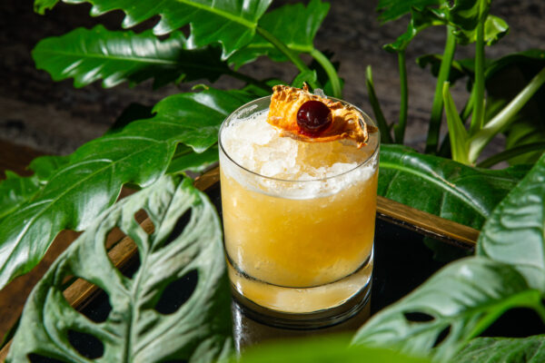 Shake it off with Sazerac Rye, amaretto, pineapple, lemon, and meringue