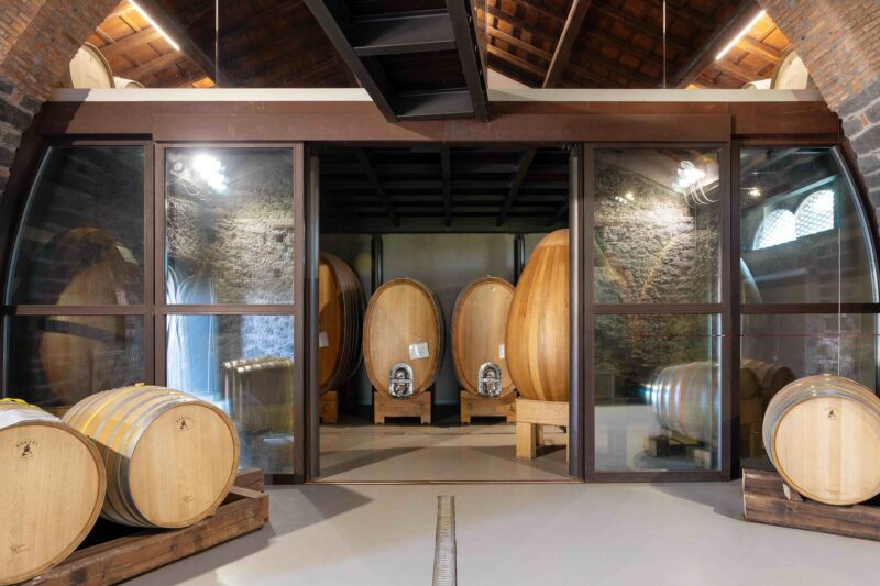 A modern winery built into a traditional Etna palmento Photo: Palmento Costanzo