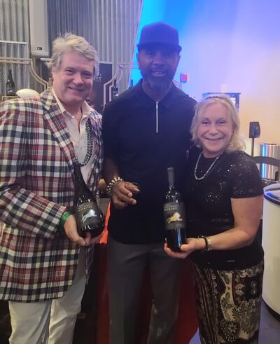 with Charles Woodson, NFL player turned vintner