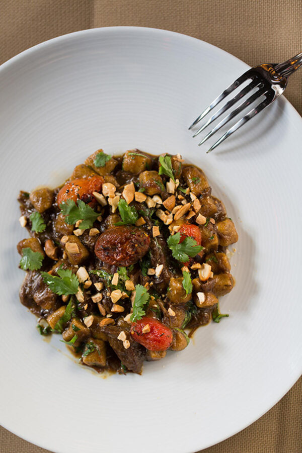 Curried Goat with Sweet Potato Gnocchi Photo: Sara Essex Bradley (from restaurant website)