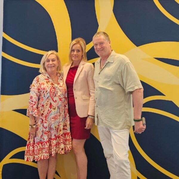 Melanie and David with Charlotte Voisey at the Tales of the Cocktail preview at The Ritz-Carlton, New Orleans in May.