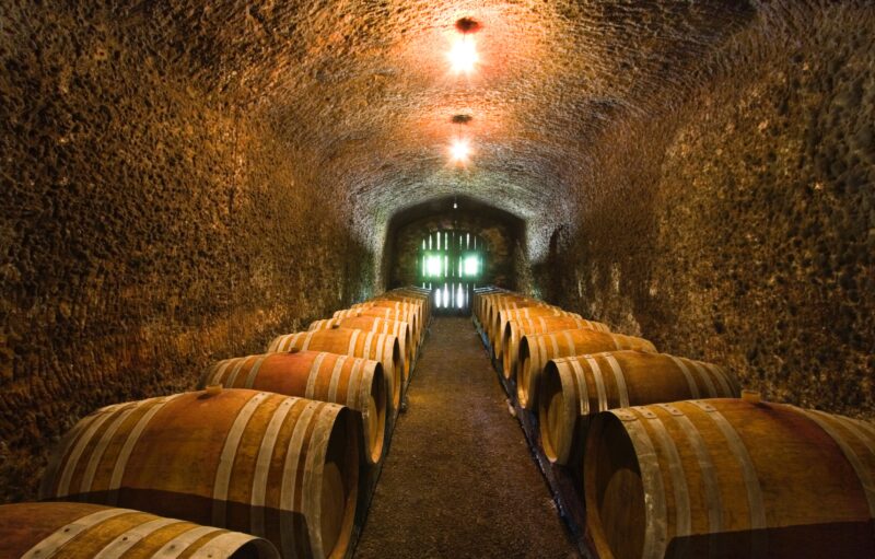 Ancient cellars at Decugnano Dei Barbi