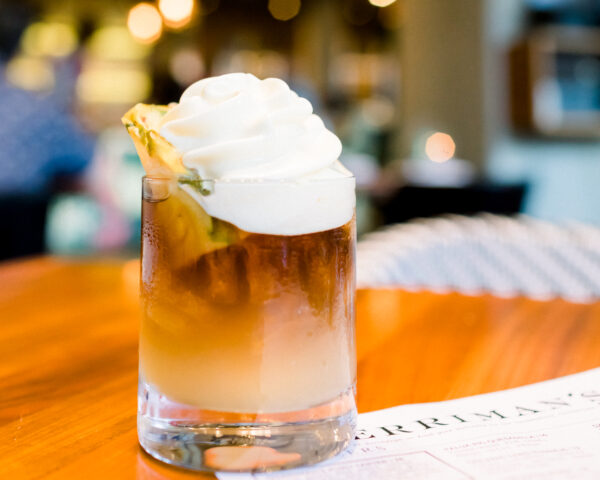 Mai Tai with Lilikoi Honey Foam Photo courtesy of Merriman's