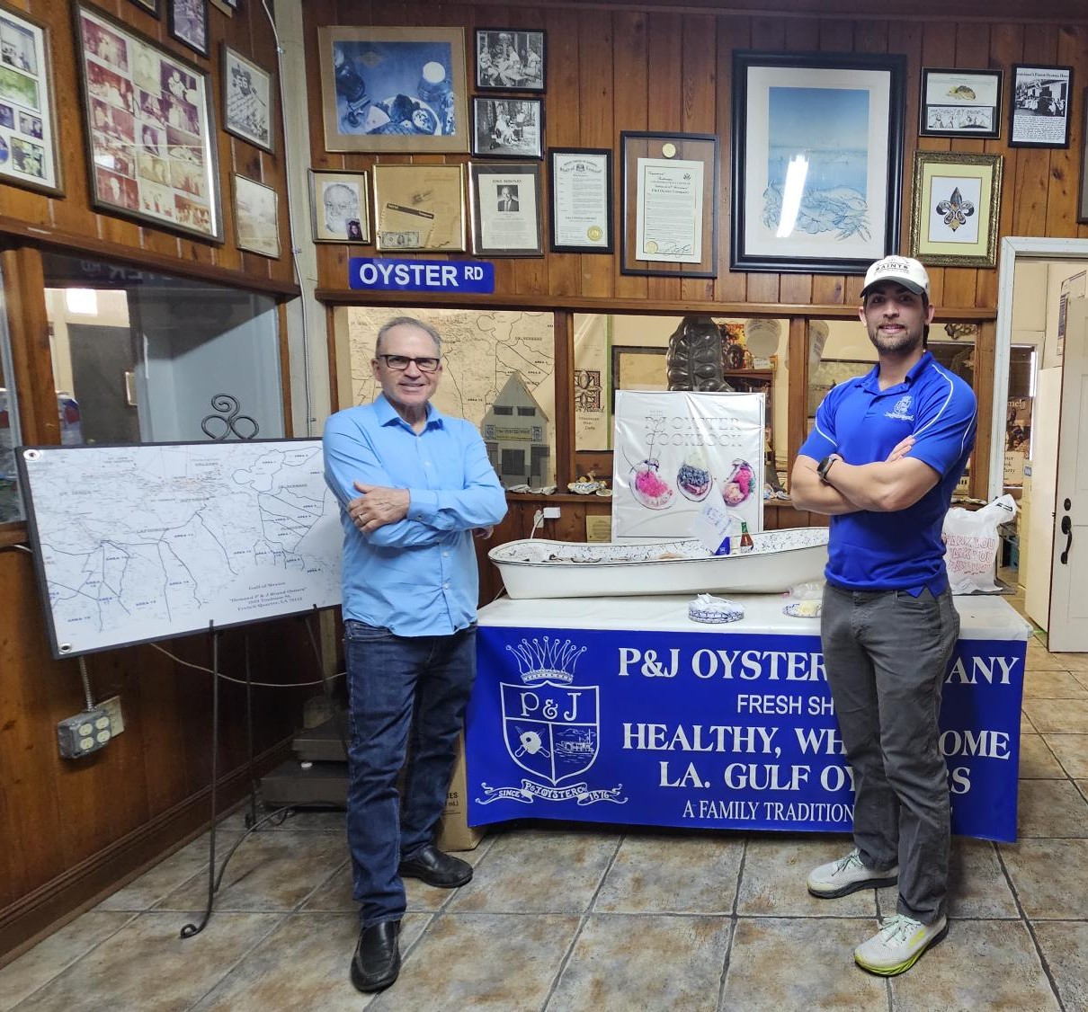 Sal Sunseri and his son, Dominic, represent the fifth and sixth generation of P&J Oyster Co.