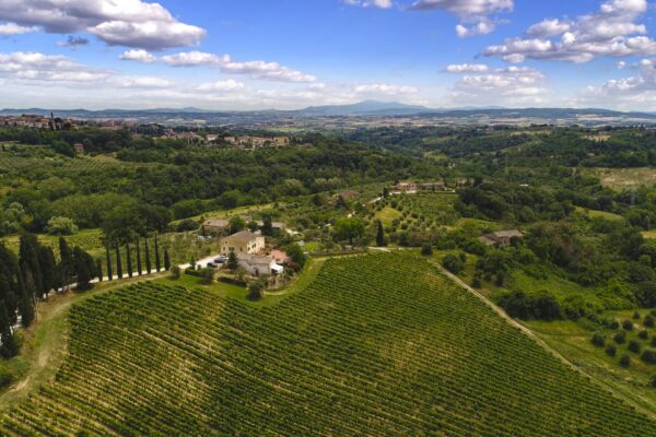 Aerial view of La Lastra
