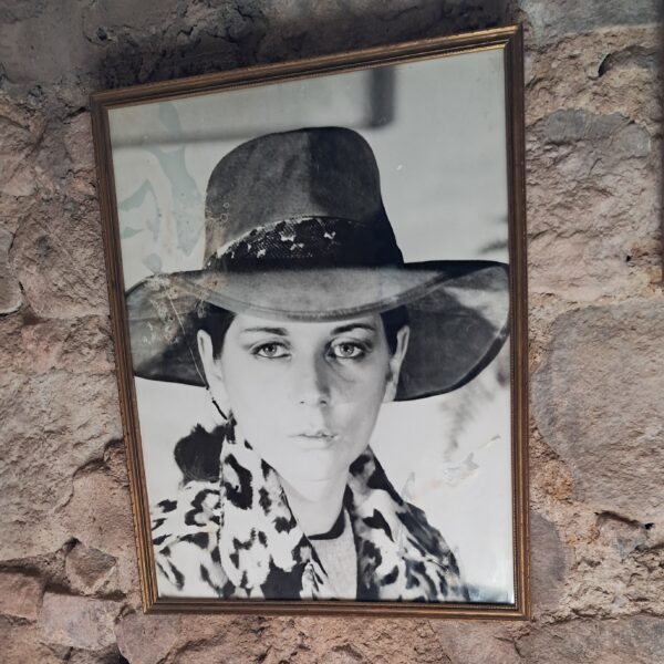 Photo of a young Maria Pia Maionchi, family proprietor at Fattoria Maionchi 