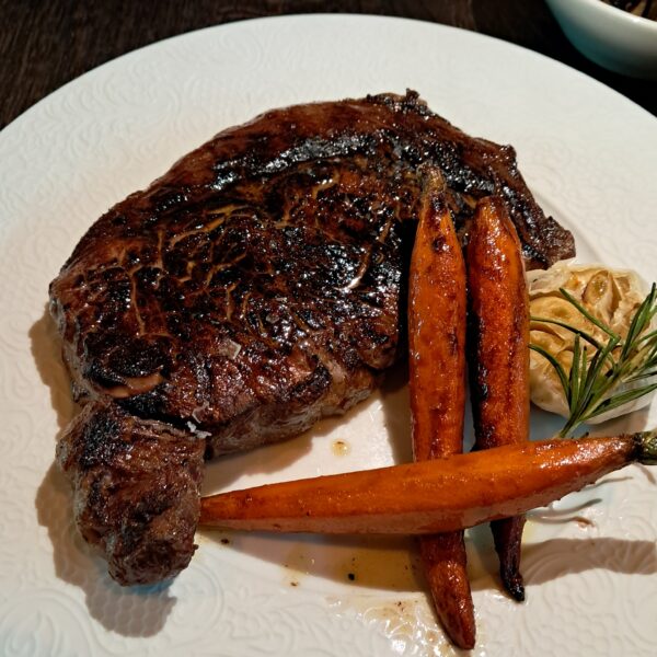 New York strip steak at The Waterhouse