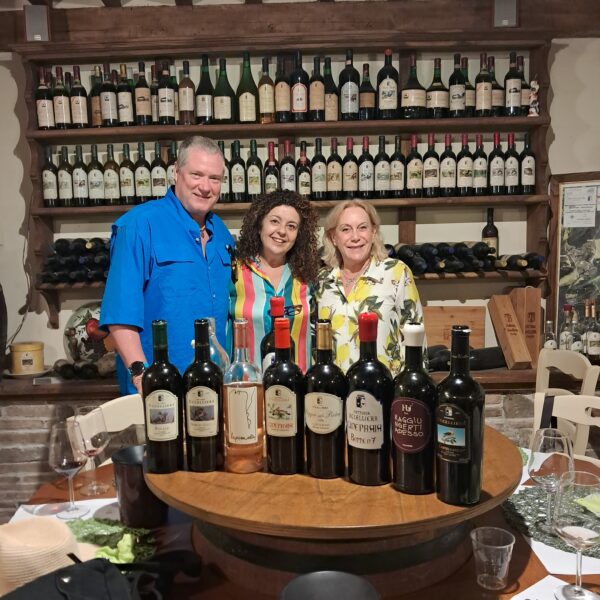With Tiziana Bullieri at Fattoria Ucceliera