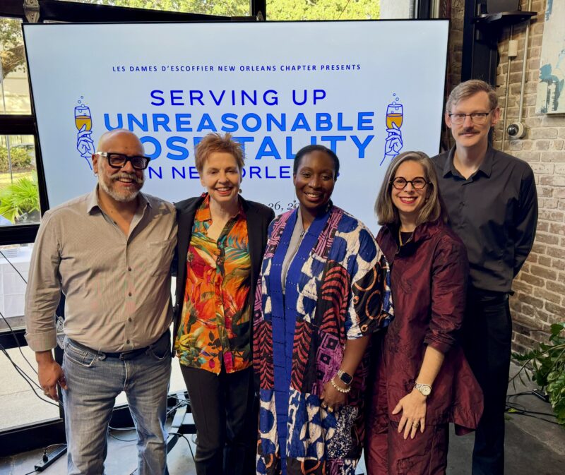Panelists Tim Pacillas, Ti Martin, Effie Richardson, Moderator Camille Collins and
